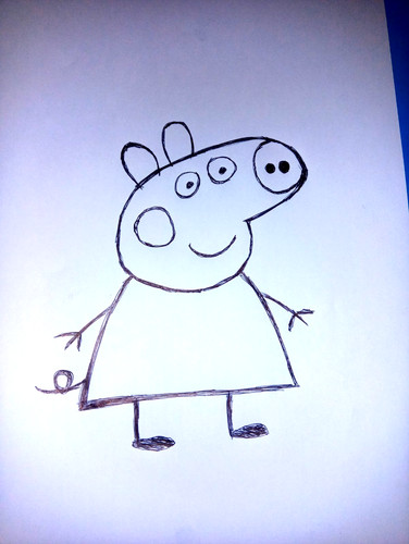 Disegno peppa pig - peppa,
