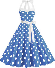 Abito donna anni a pois - abito,