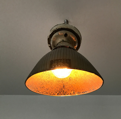 Plafoniera industriale vintage