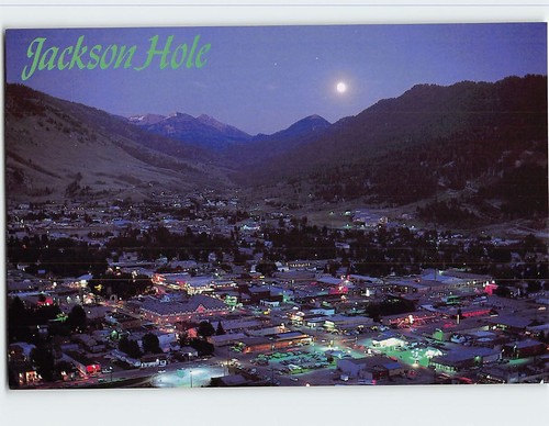 Cartolina jackson hole - jackson,
