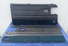 COPPIA PANNELLI PORTA ORIGINALI PEUGEOT 205 - MOQUETTE VERDE