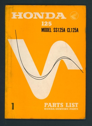 Honda ss125a 125 - cl, (67-69)