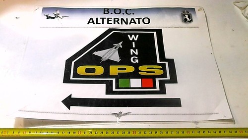 Cartello aeronautica militare - cartello,