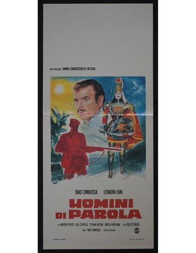Locandina uomini parola - locandina,