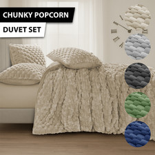 Set piumone in pile waffle a