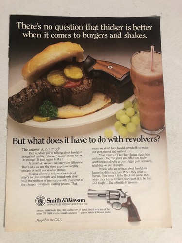 Pubblicità smith wesson 357 - &,
