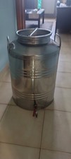 Fusto olio Acciaio Inox Modello Cordivari 50 Litri Contenitore Fontana 