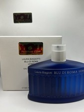 Profumo uomo Laura Biagiotti BLU DI ROMA Eau De Toilette 125  ml Vintage RARE 