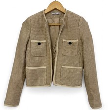 MANGO Giacca blazer beige Tg S