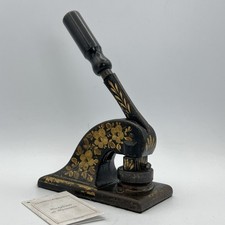 Antico timbro a secco inglese