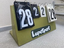 ?Insegna Segnapunti Lupo Sport Vintage MODERNARIATO ANNI 70 80 Pubblicitaria