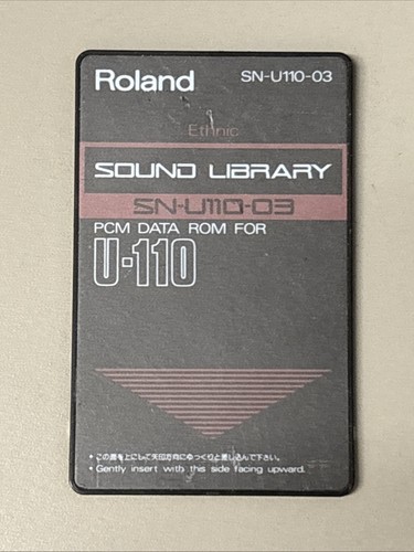 Roland u110 scheda rom - roland, sn-u110-03