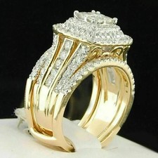 Set Sposa Moissanite Taglio