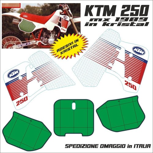 Adesivi grafica ktm 250 1989 - ktm,