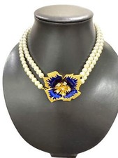 NUOVO Collana Donna Doppio