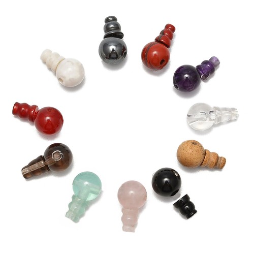 Hole natural guru bead - natural,