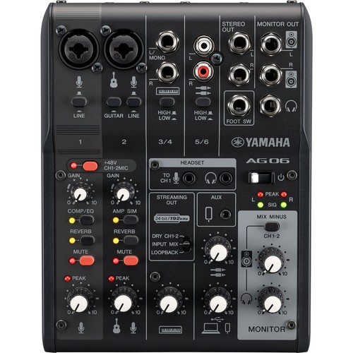 Yamaha ag06 mk2 mixer - |, 6