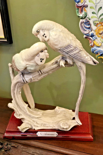 Gruppo figurine budgerigars - figurine,