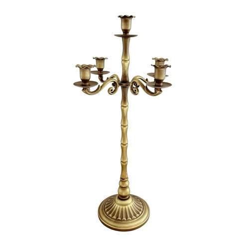 Candelabro metallo stile - candelabro, in