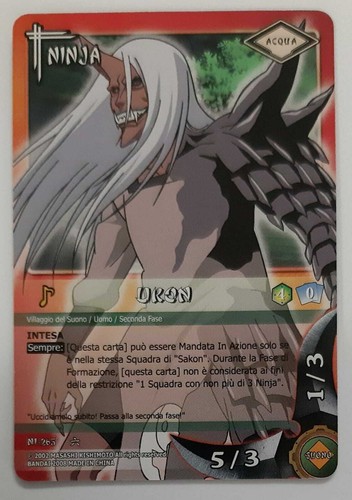 Naruto card game ukon 265 - ukon, ni-265