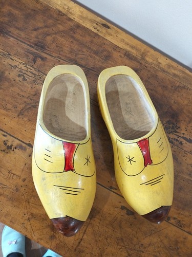 Zoccoli legno vintage - zoccoli, antichi