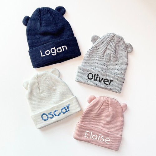 Cappello beanie neonato nome - beanie,