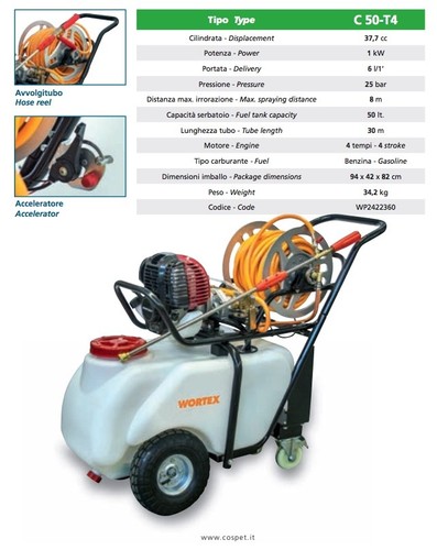 Pompa irroratrice wortex - pompa,