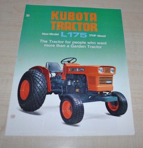 Brochure giapponese trattore