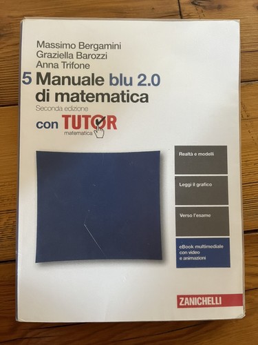 Manuale blu di - blu, matematica