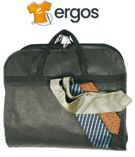 BORSA PORTA ABITO VESTITO COPRIABITI IN TNT CON FINESTRELLA IDENTIFICAZIONE NERO