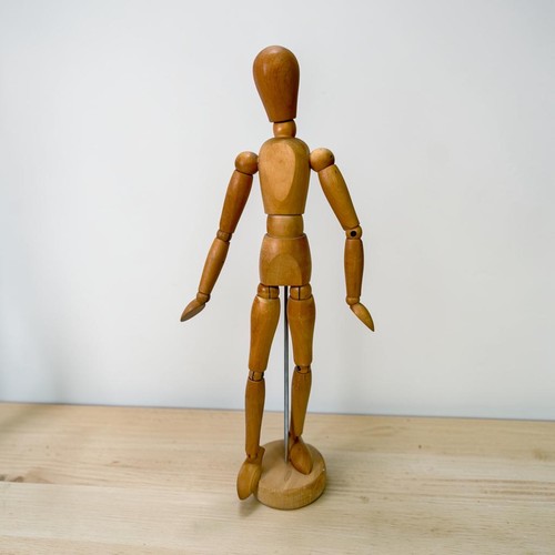 Manichino artista legno - manichino,