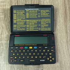 Dizionario traduttore elettronico vintage Franklin Bookman professore francese BQF-440
