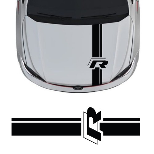 Adesivi striscia cofano racing - adesivi,