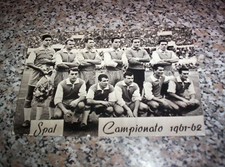 CARTOLINA SQUADRA SPAL CAMPIONATO 1961-62(1962) FOTOCOLOR ALBUM CALCIATORI