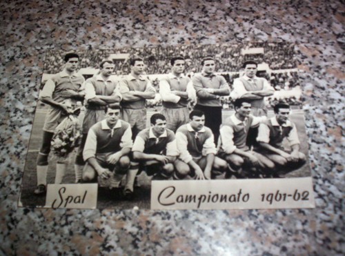 Cartolina squadra spal - squadra,