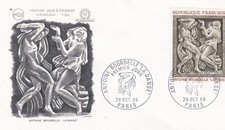 FRANCE 1968 FDC ANTOINE BOURDELLE YT 1569