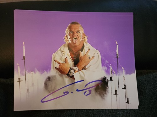 Gangrel autografato 8x10 coa - gangrel,