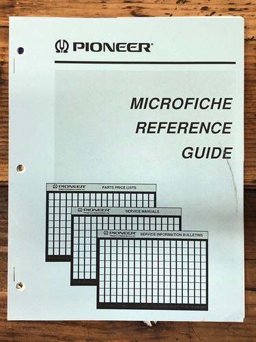 Pioneer microschede guida - pioneer,