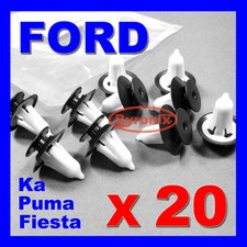 FORD RIVESTIMENTO PORTIERA INTERNA PANNELLO CARD CLIP PLASTICA FIESTA KA PUMA FERMO X 20