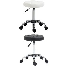 Homcom sgabello girevole - homcom, con