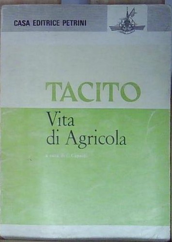 Tacito vita agricola - tacito, di