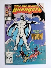 THE AVENGERS WEST COAST #45  App. Visione RARO KEY ISSUE Marvel Comics USA F/VF