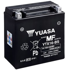 BATTERIA YUASA YTX16-BS-1