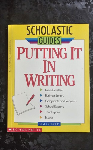 Putting writing - putting, it
