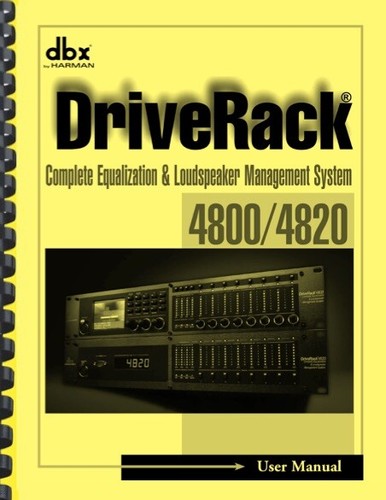 Dbx driverack 4800 4820 - dbx,