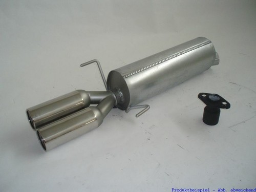 Scarico sportivo fms acciaio - scarico,