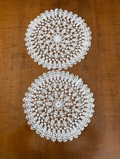 SET di 2 CENTRINI BIANCHI