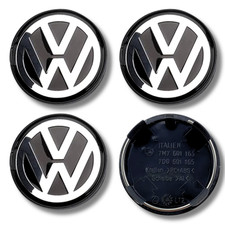 Mozzo tappo centrale ruota in lega x4 63 mm adatto per Golf Transporter Tiguan 7D0601165