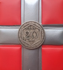 (£)     20 Centesimi 1919