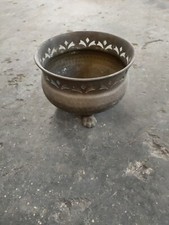 Portavaso In Ottone Piccolo Vintage